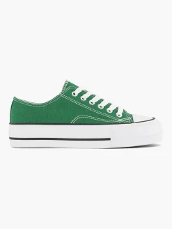 Graceland Sneakers-Groene Canvas Sneaker
