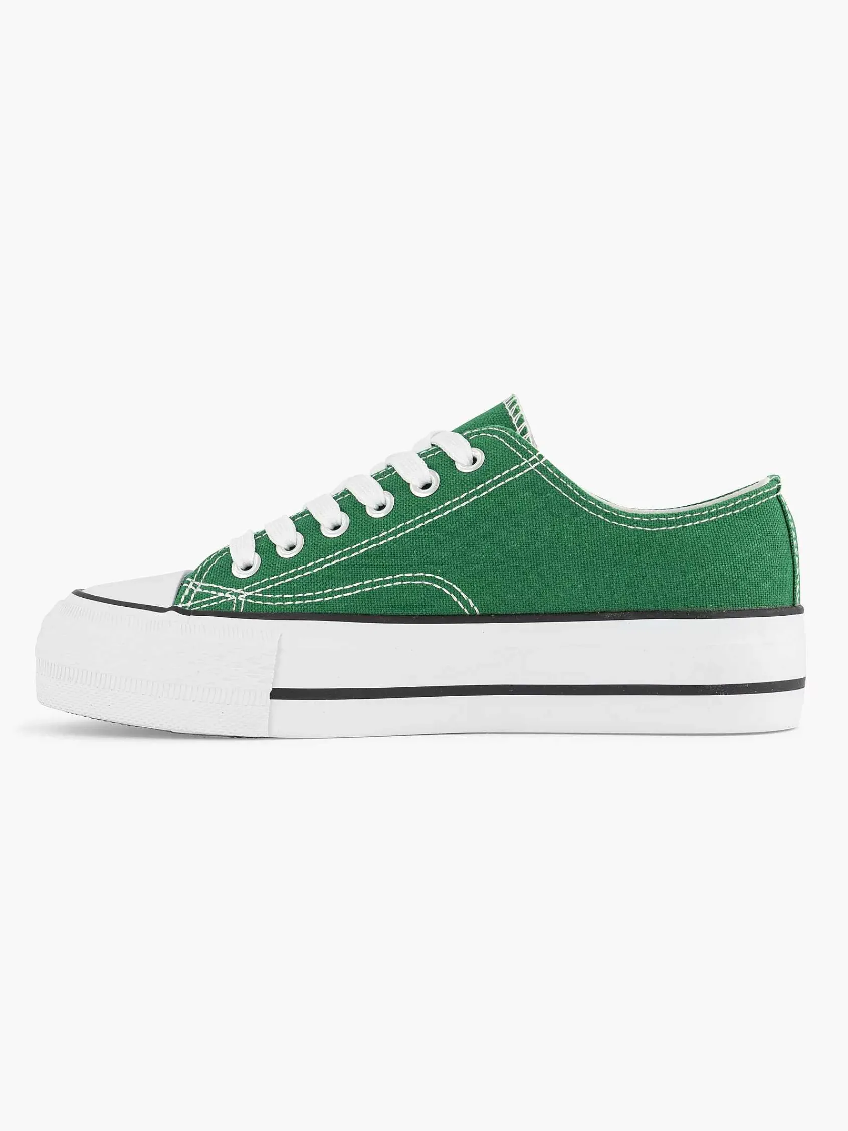 Graceland Sneakers-Groene Canvas Sneaker