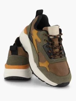 Vty Jongensschoenen-Groene Chunky Sneaker