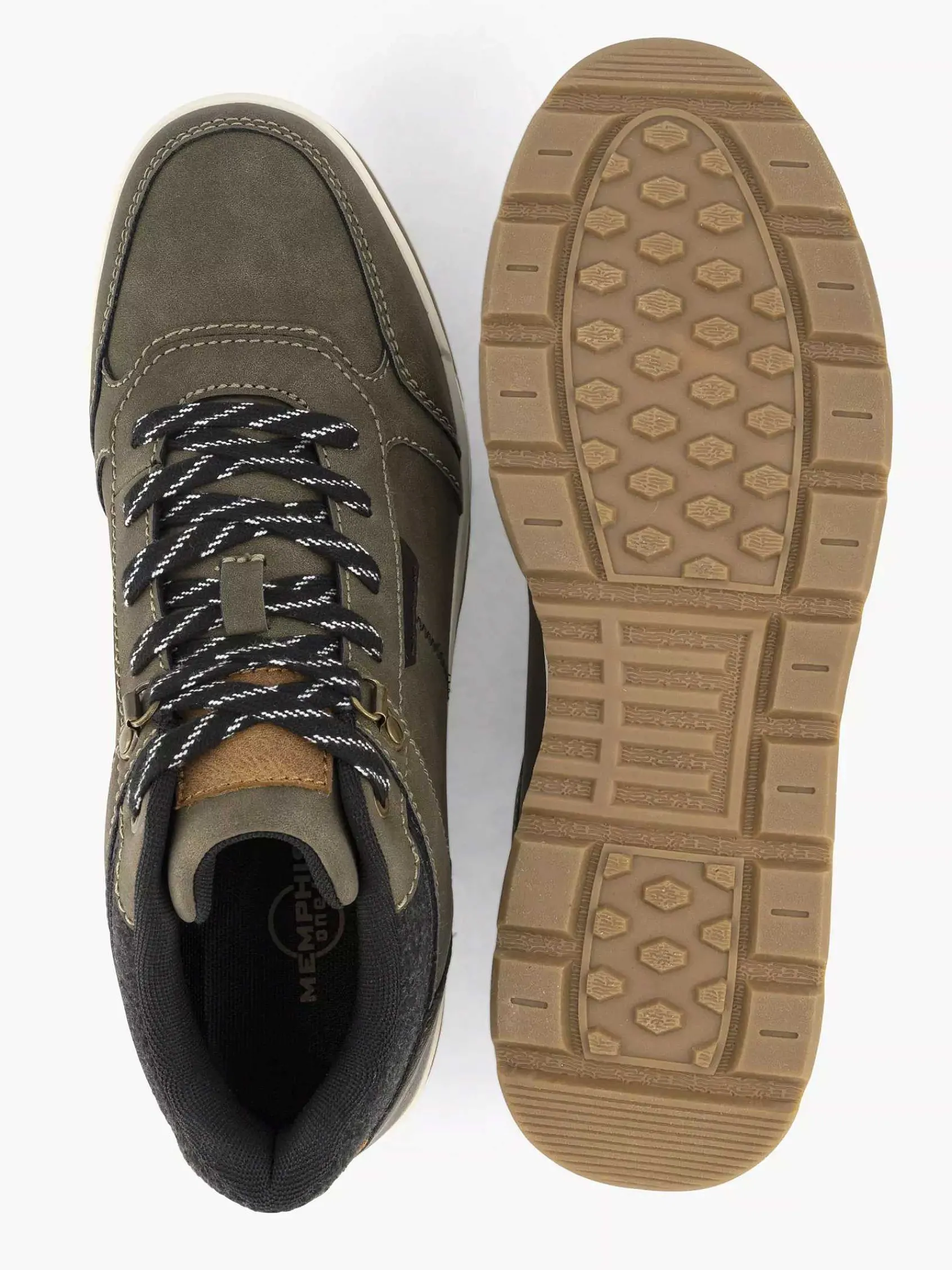 Memphis One Sneakers-Groene Hoge Sneaker