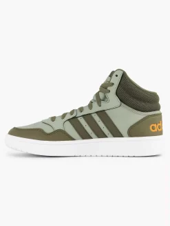 adidas Sneakers-Groene Hoops 3.0 Mid