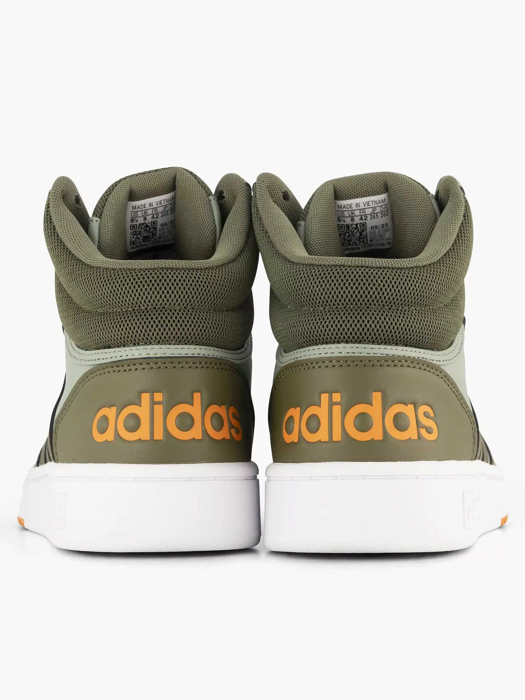 adidas Sneakers-Groene Hoops 3.0 Mid