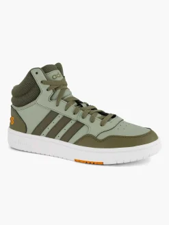 adidas Sneakers-Groene Hoops 3.0 Mid
