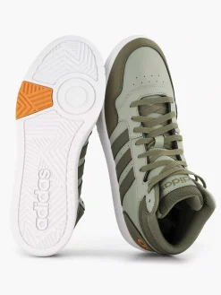 adidas Sneakers-Groene Hoops 3.0 Mid