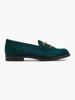 Graceland Instappers-Groene Loafer Sierketting