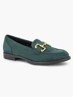 Graceland Instappers-Groene Loafer Sierketting