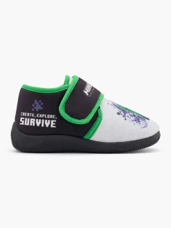 Minecraft Jongensschoenen-Groene Pantoffel