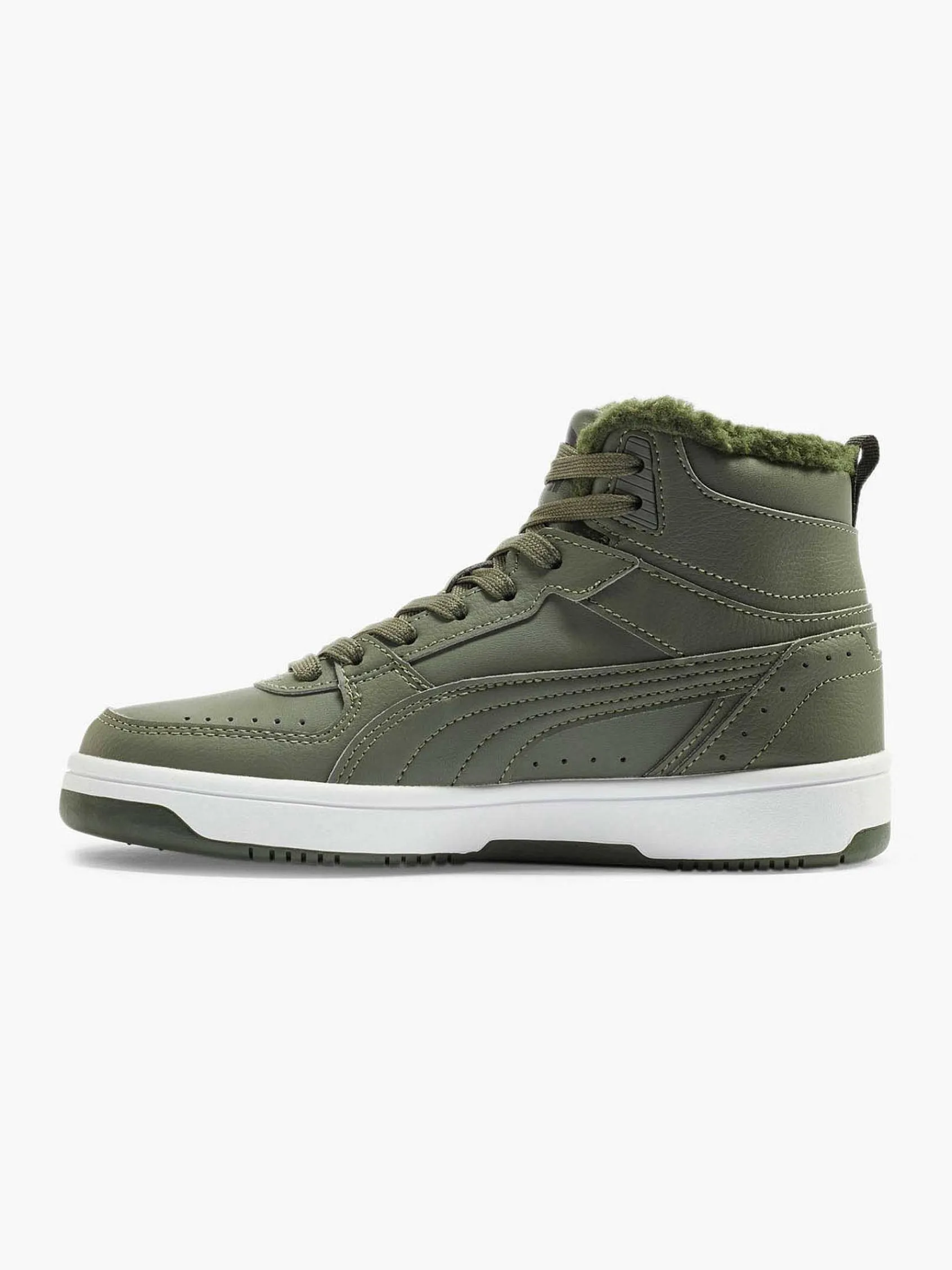 Puma Jongensschoenen-Groene Rebound Joy Fur Jr