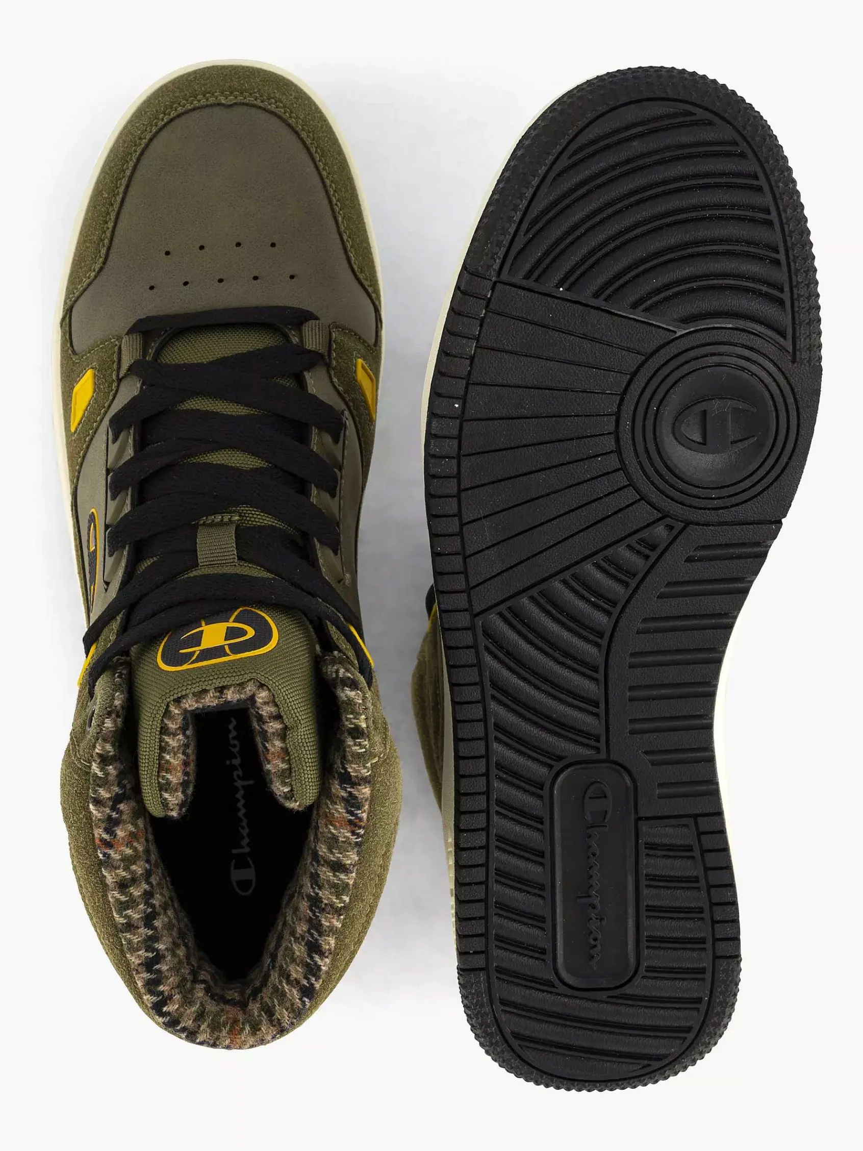Champion Sneakers-Groene Rebound Mid Winterized