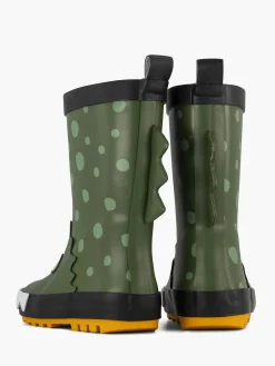 Landrover Jongensschoenen-Groene Regenlaars Krokodil