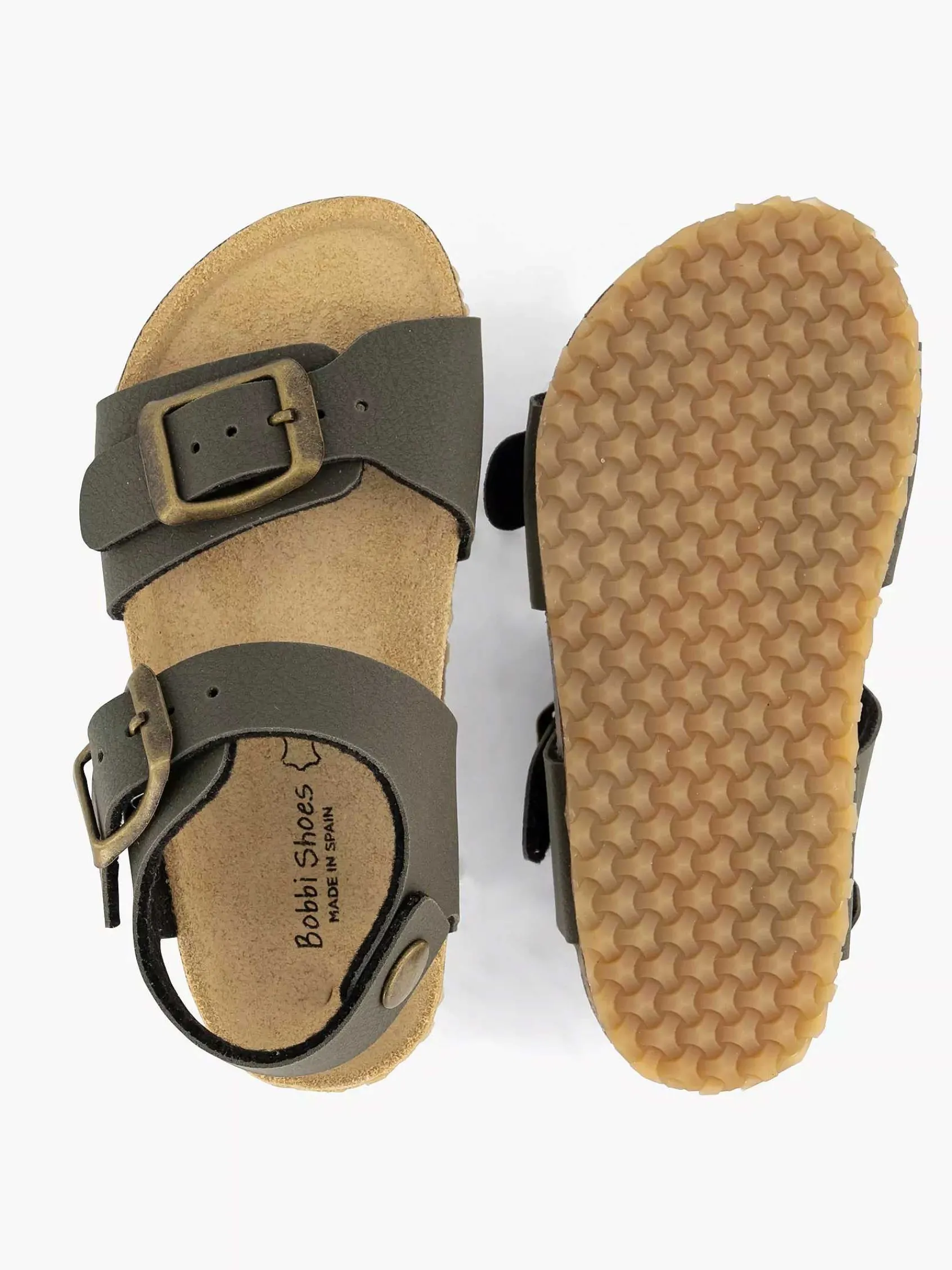 Bobbi-Shoes Jongensschoenen-Groene Sandaal