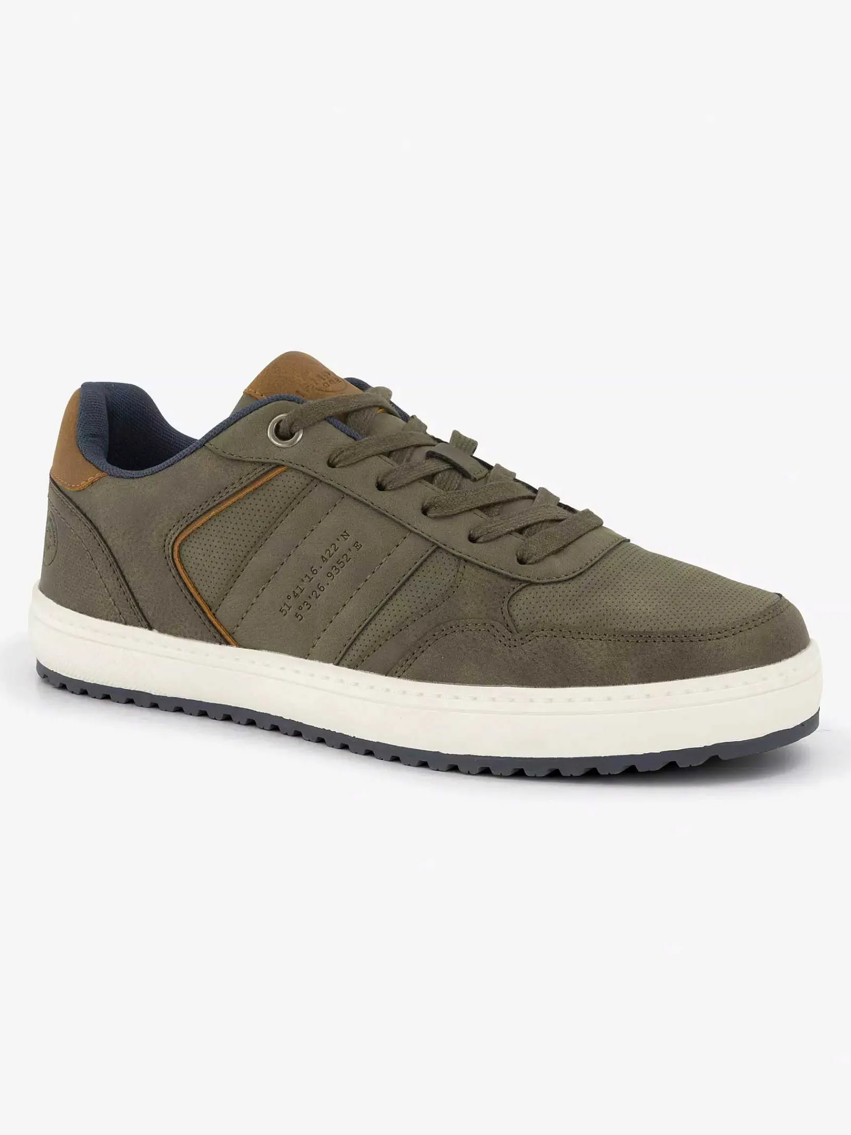 Memphis One Sneakers-Groene Sneaker Memory Foam