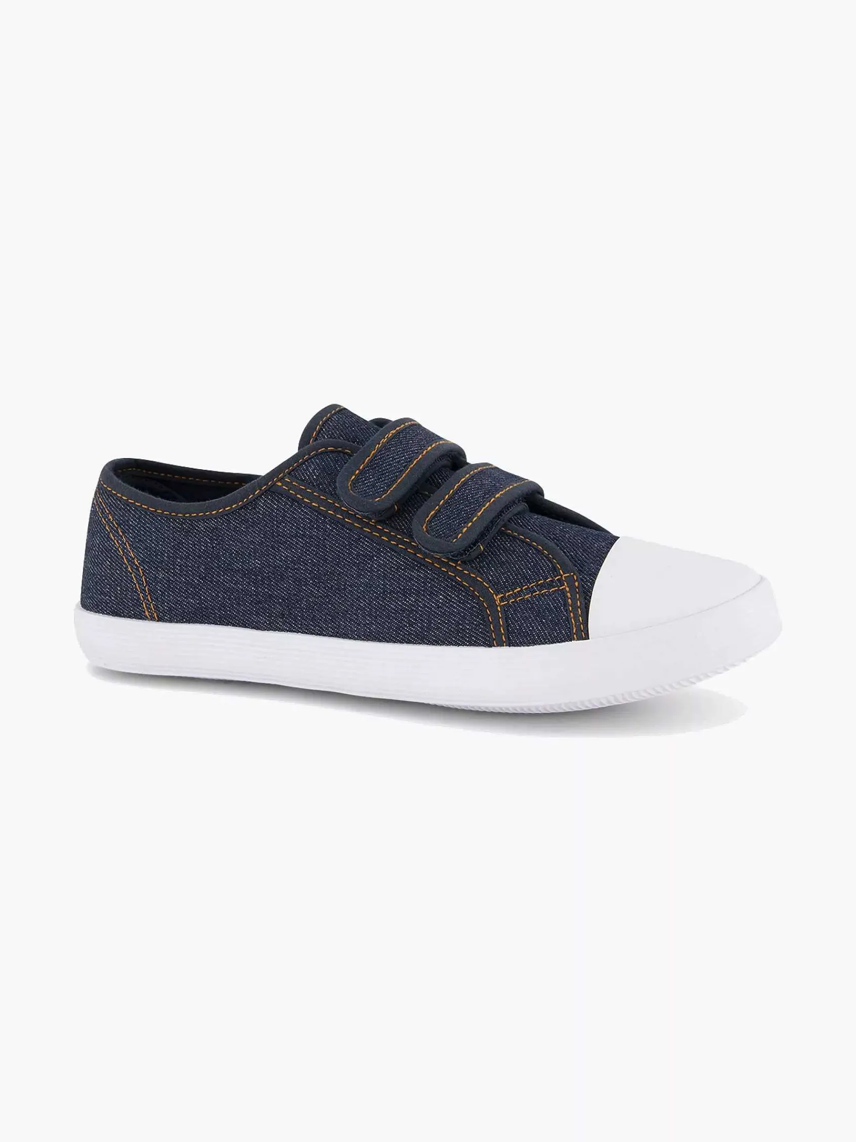 Vty Babyschoenen-Jeansblauwe Gymschoen Klittenband