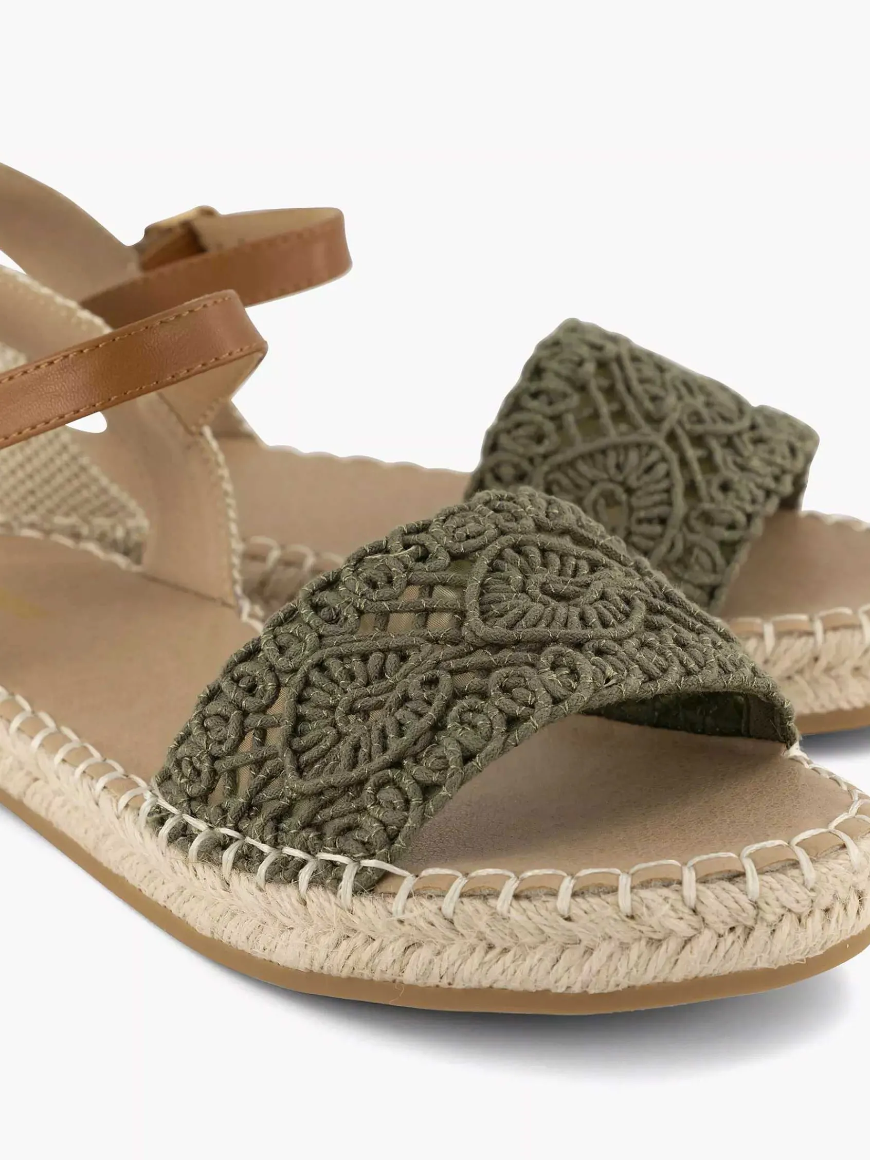 Graceland Sandalen-Khaki Sandaal