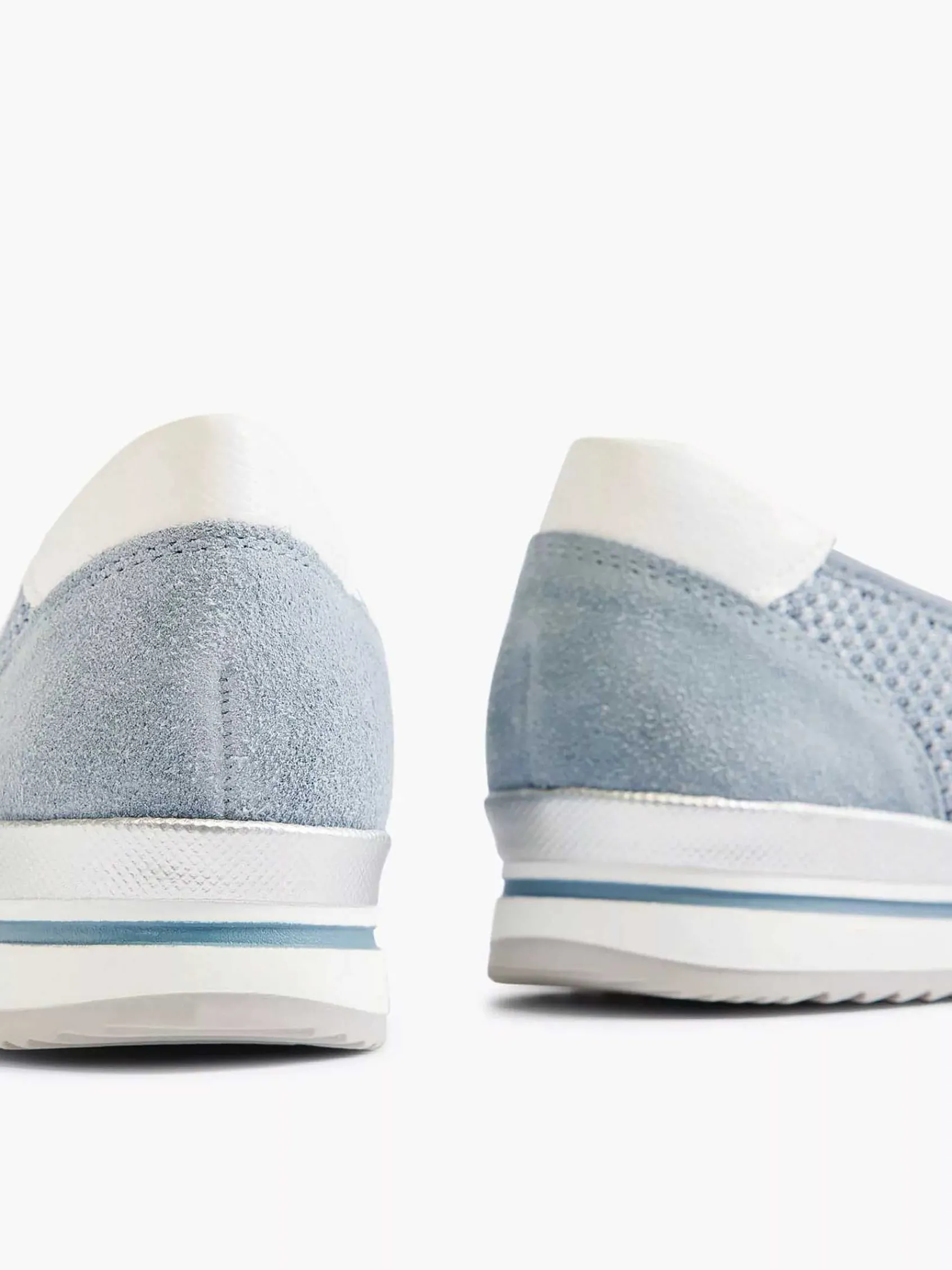 Medicus Comfort Schoenen-Lichtblauwe Comfort Instapper