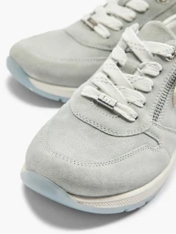 Medicus Comfort Schoenen-Lichtblauwe Leren Sneaker