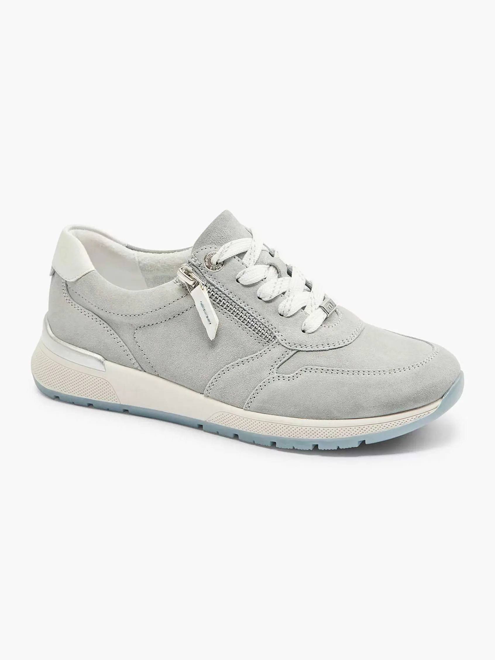 Medicus Comfort Schoenen-Lichtblauwe Leren Sneaker