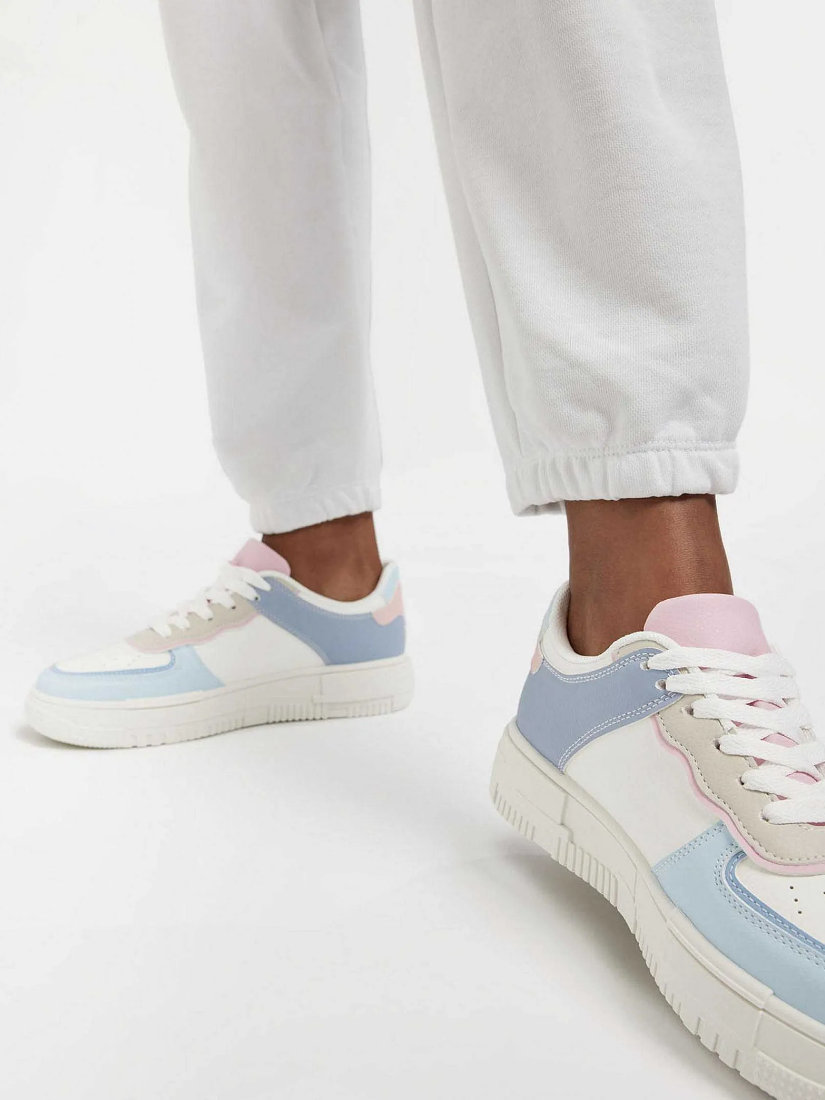 Graceland Sneakers-Lichtblauwe Platform Sneaker