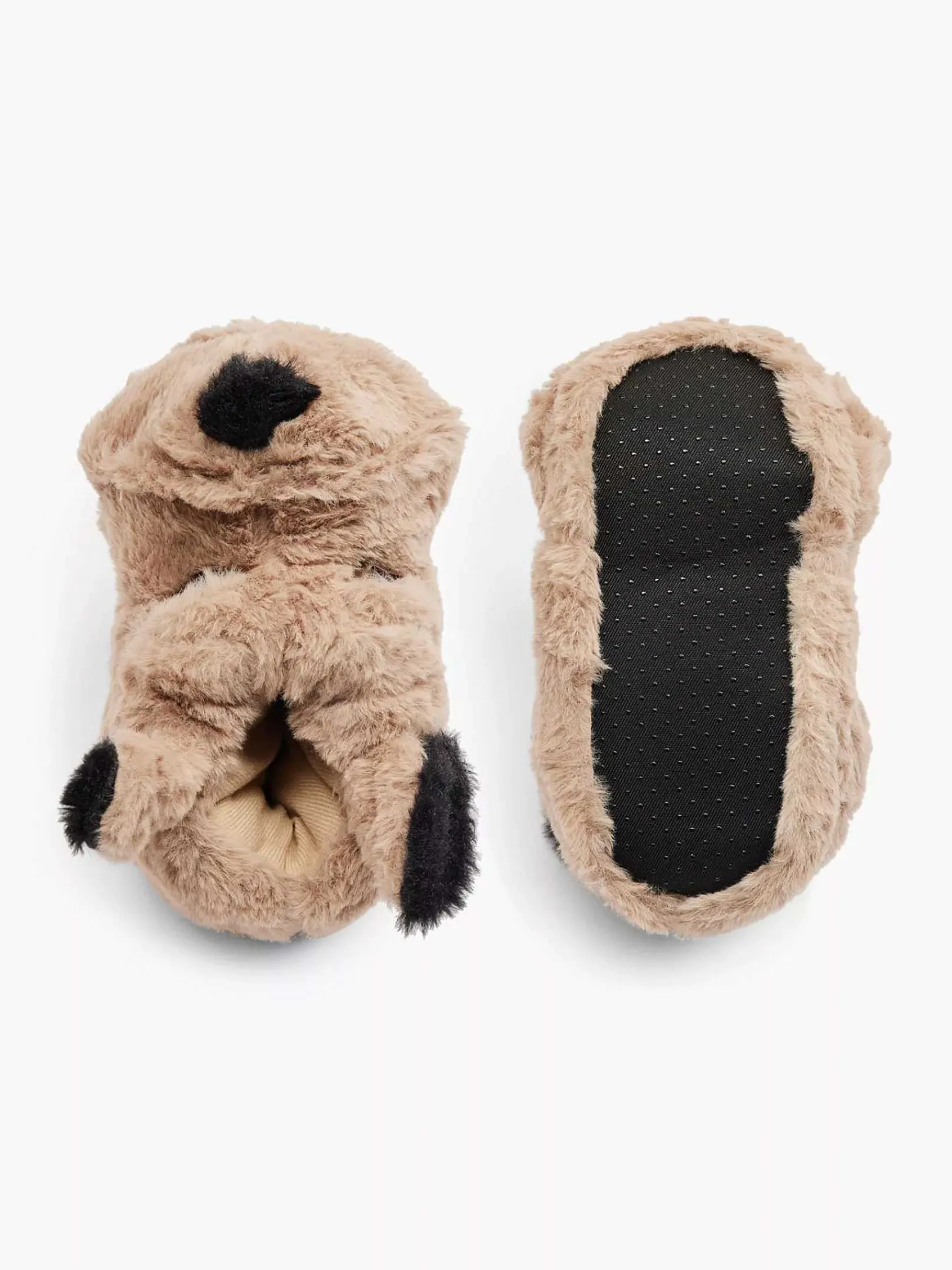 Vty Babyschoenen-Lichtbruine Pantoffel Hond