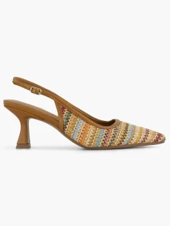 Graceland Pumps-Lichtbruine Slingback