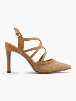 Graceland Pumps-Lichtbruine Slingback