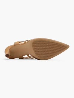 Graceland Pumps-Lichtbruine Slingback