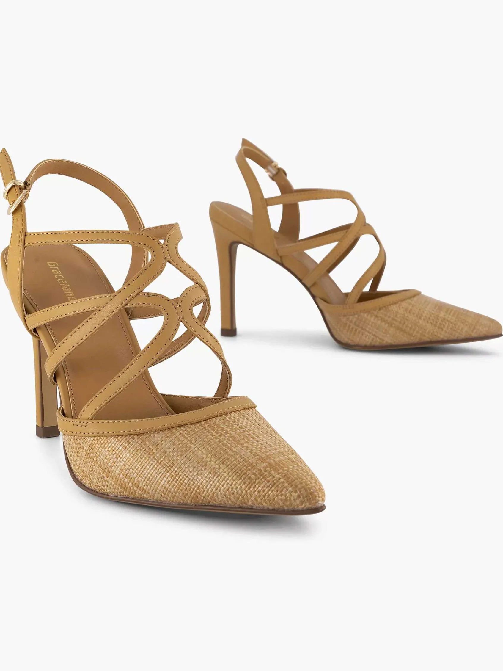 Graceland Pumps-Lichtbruine Slingback
