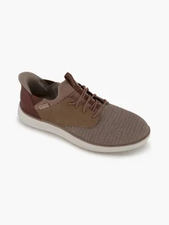 Skechers Sneakers-Lichtbruine Sneaker Swift Fit - Hands Free Memory Foam