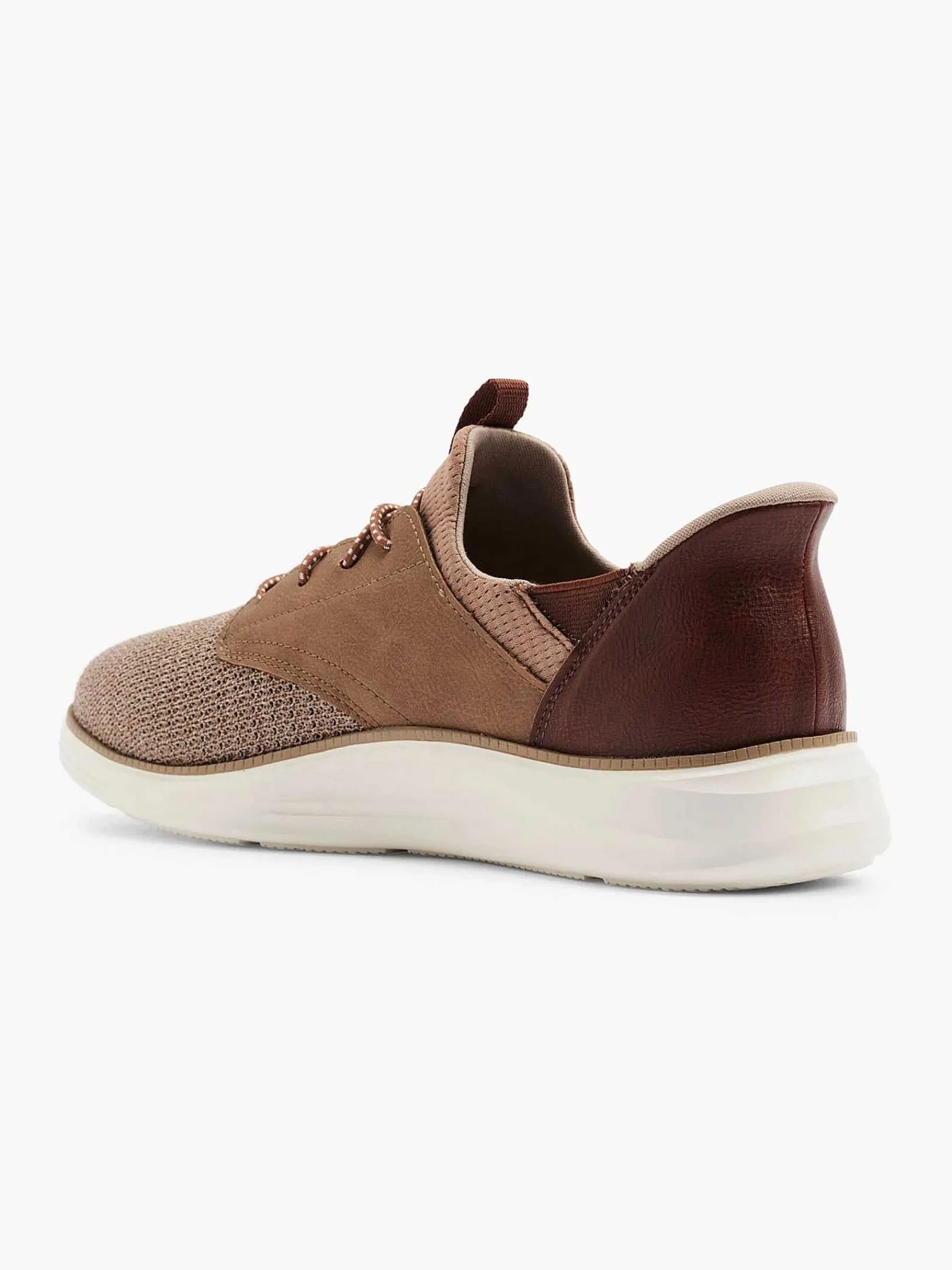 Skechers Sneakers-Lichtbruine Sneaker Swift Fit - Hands Free Memory Foam
