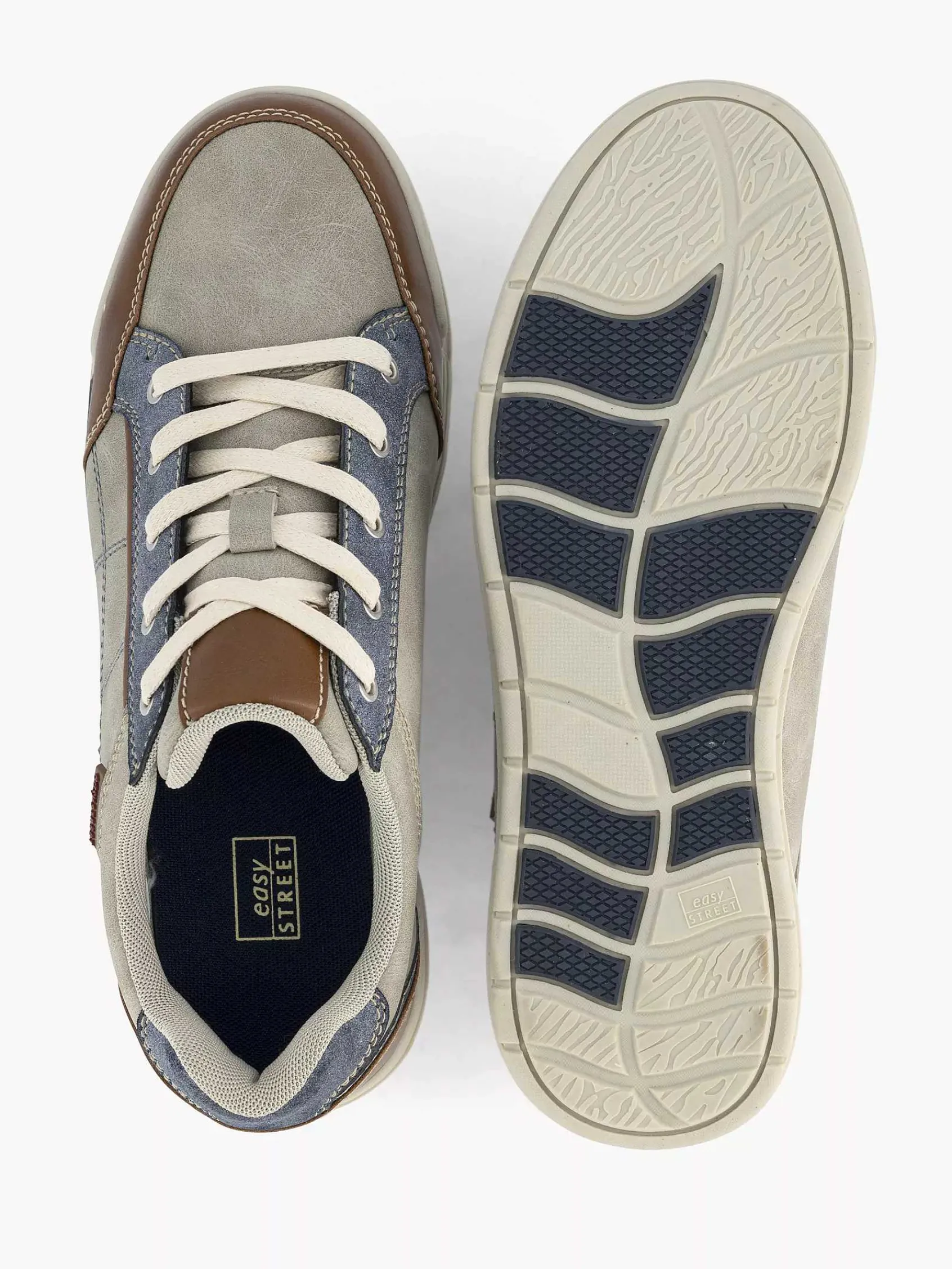 Easy Street Sneakers-Lichtgrijze Comfort Sneaker