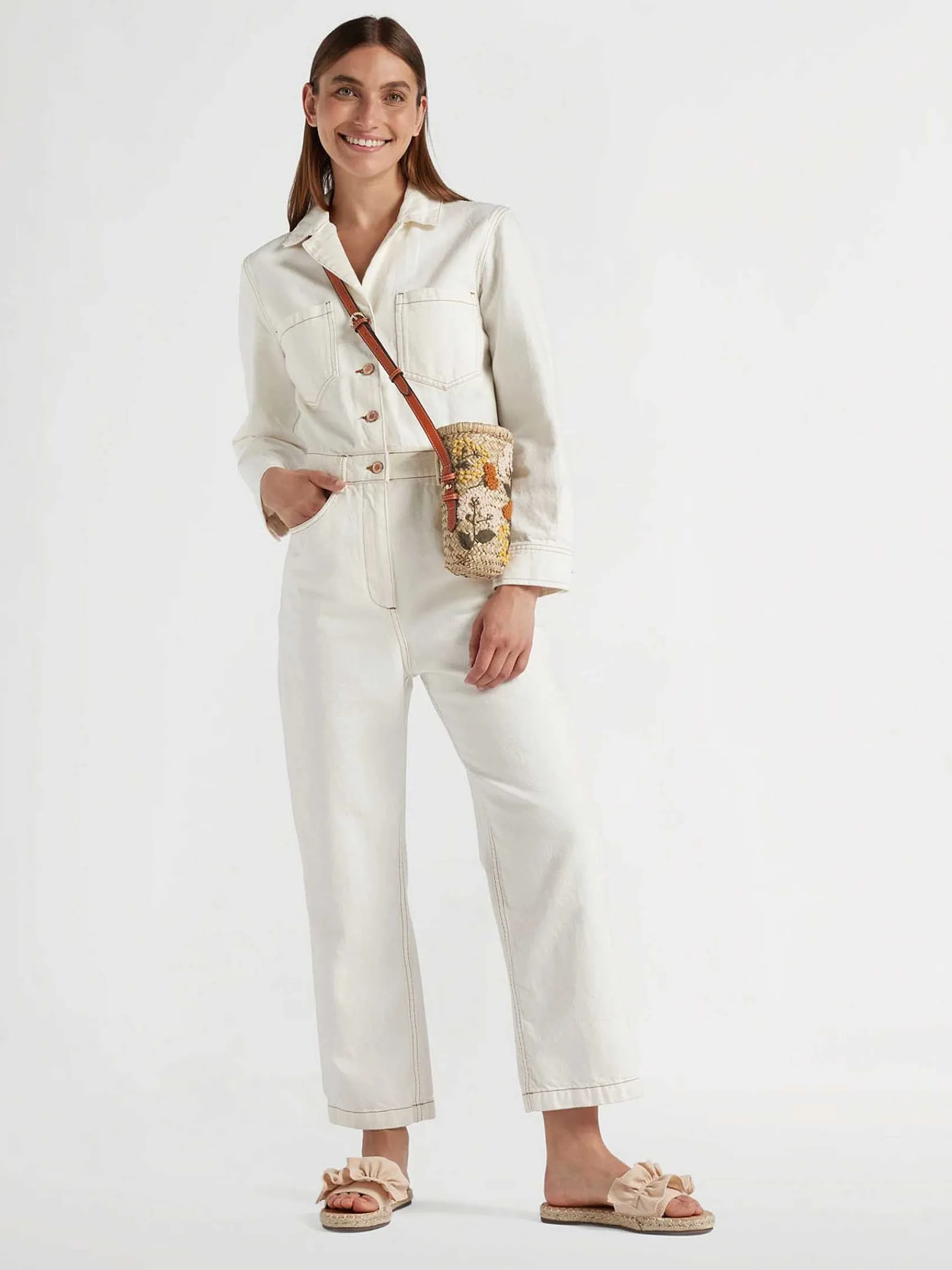 Graceland Slippers-Lichtoranje Slipper Roesjes