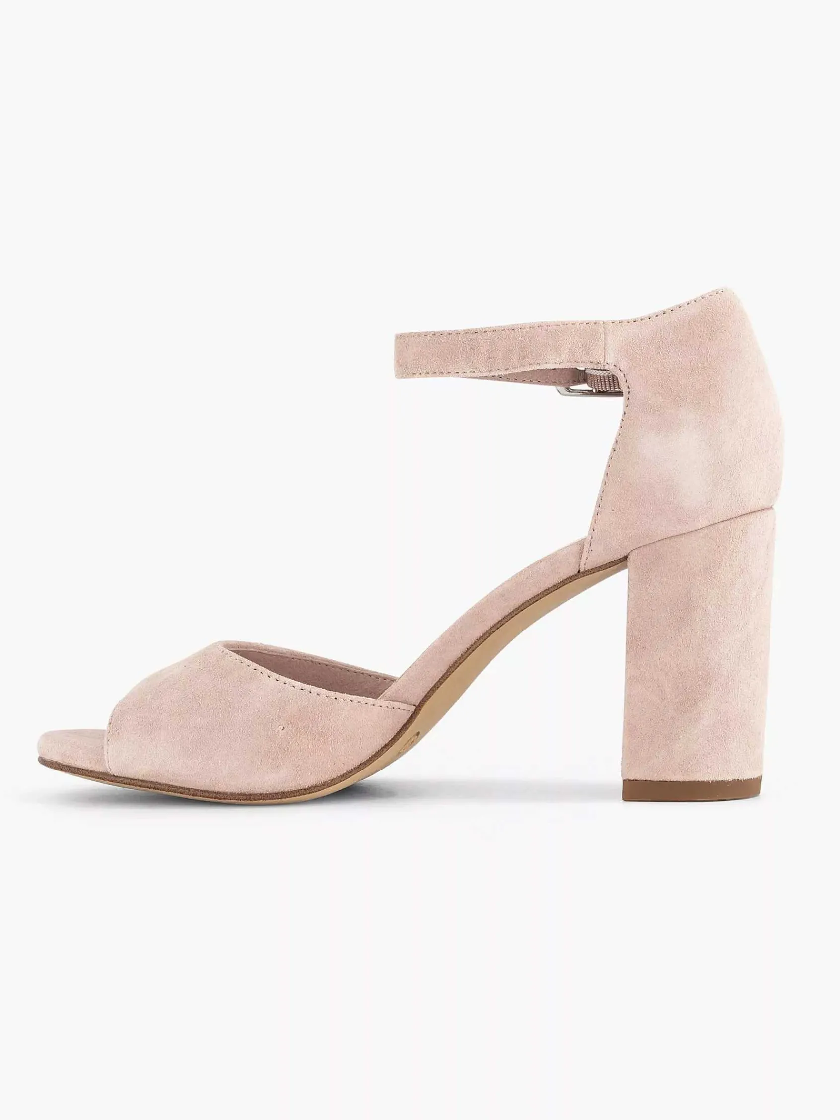 5th Avenue Sandalen-Lichtroze Suede Sandalette