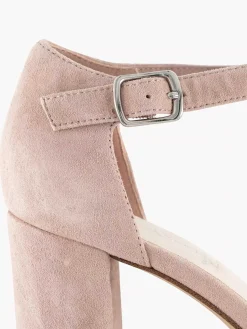 5th Avenue Sandalen-Lichtroze Suede Sandalette