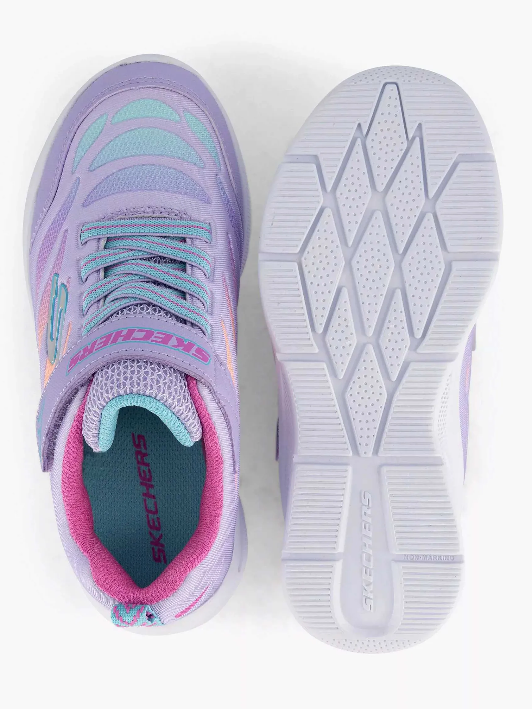 Skechers Jongensschoenen-Lila Microspec Max - Airy Color