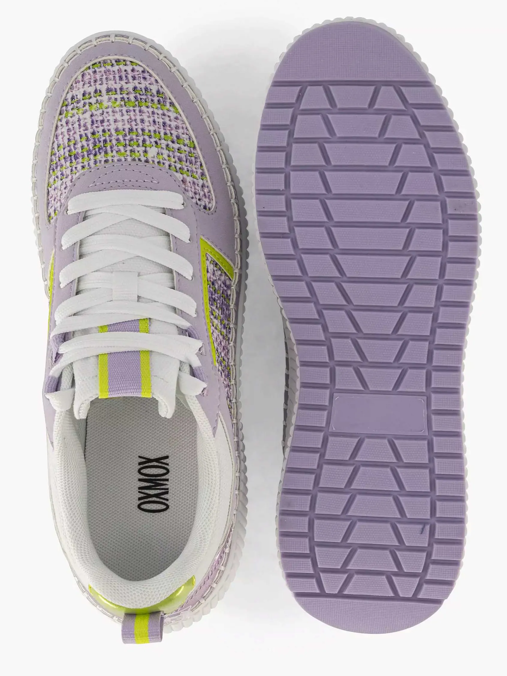 Oxmox Sneakers-Lila Platform Sneaker