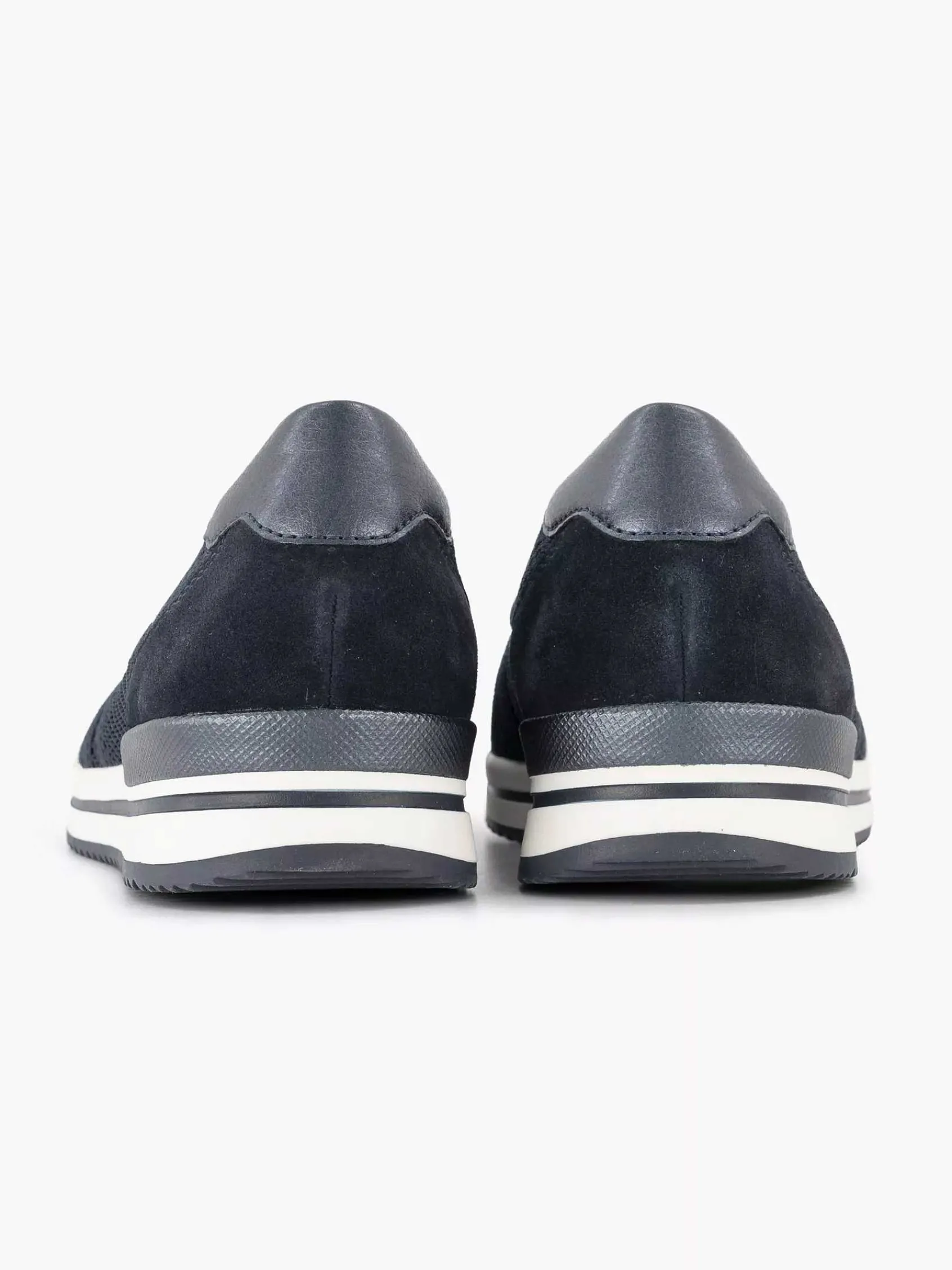 Medicus Comfort Schoenen-Marineblauwe Comfort Instapper