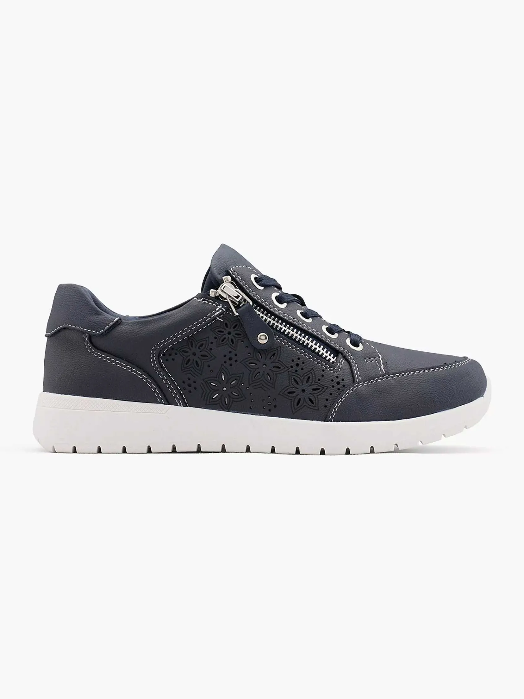 Easy Street Comfort Schoenen-Marineblauwe Comfort Sneaker