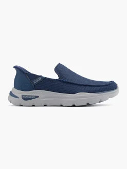 Skechers Instappers-Marineblauwe Instapper Memory Foam