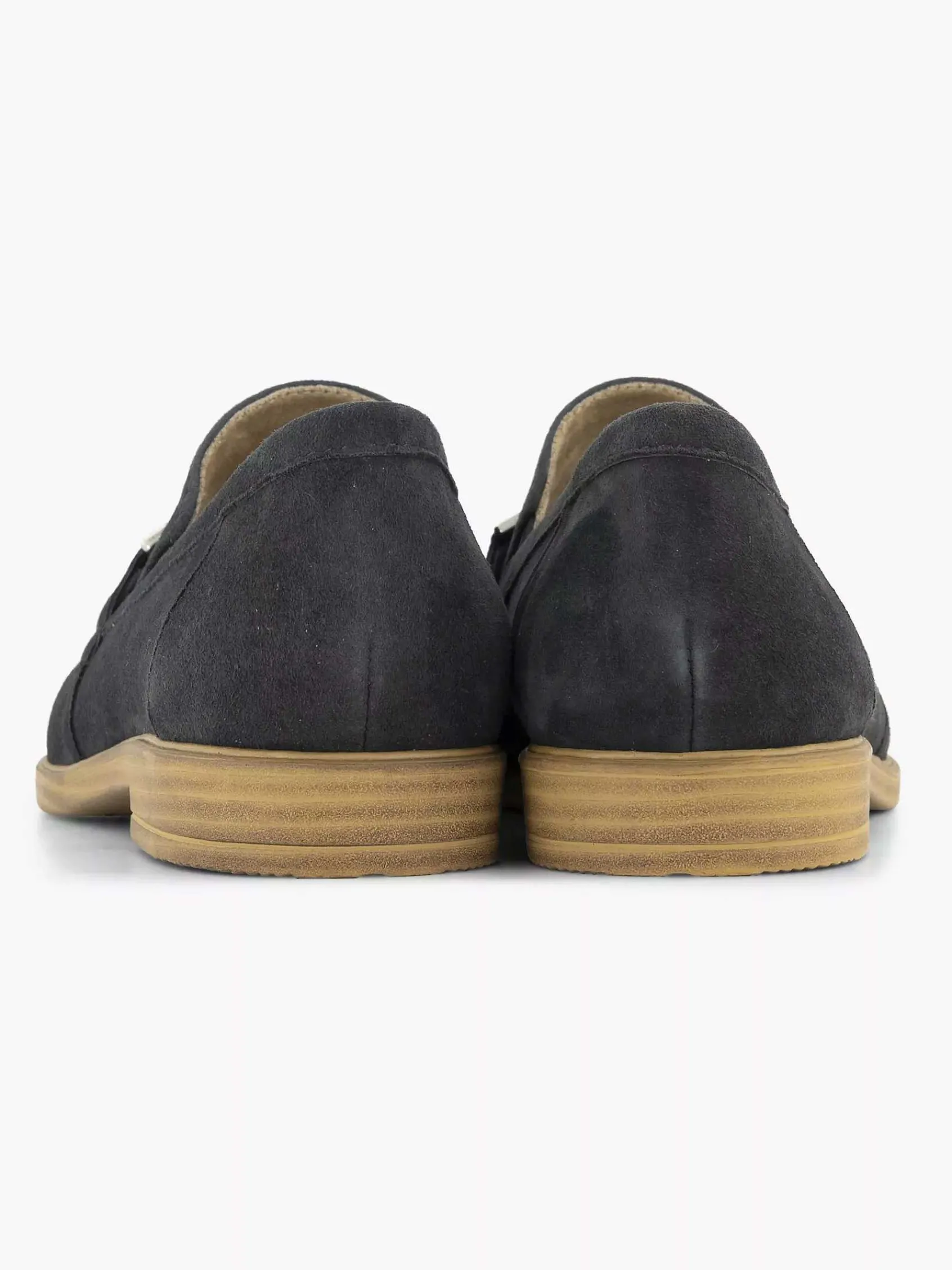 Medicus Comfort Schoenen-Marineblauwe Leren Instapper