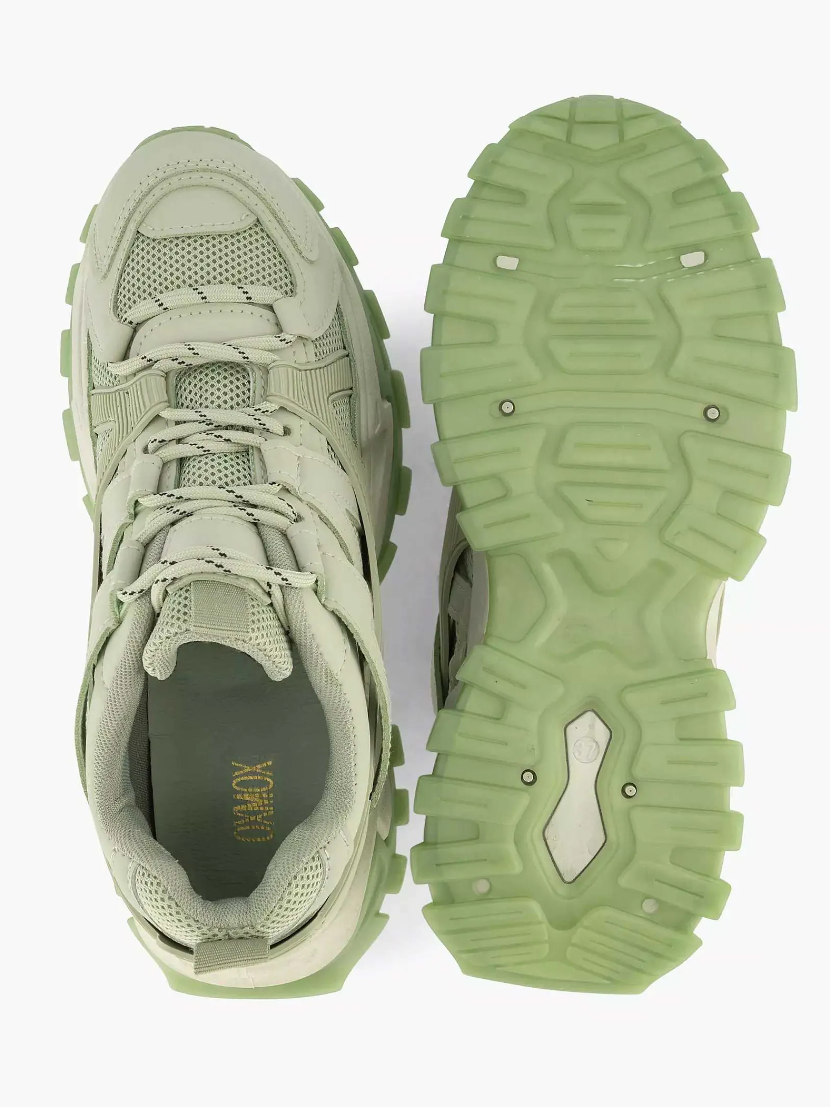 Oxmox Sneakers-Mintgroene Chunky Sneaker