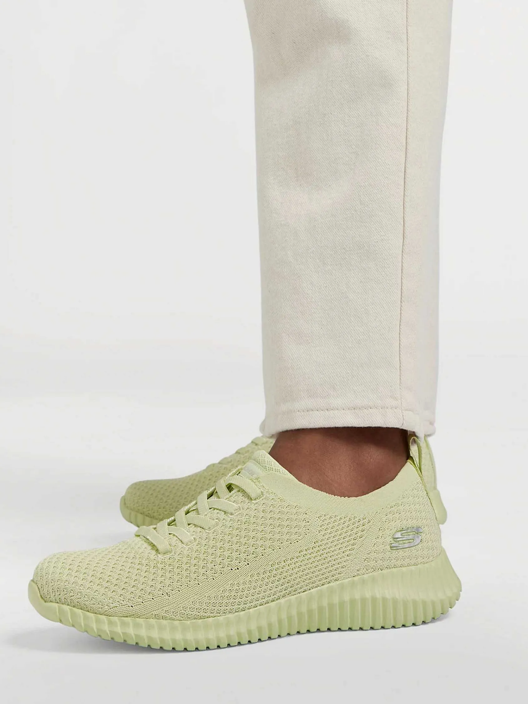 Skechers Instappers-Mintgroene Social Muse - Bad Cutie