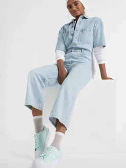FILA Sneakers-Mintkleurige Canvas Sneaker Platform