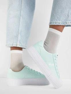 FILA Sneakers-Mintkleurige Canvas Sneaker Platform