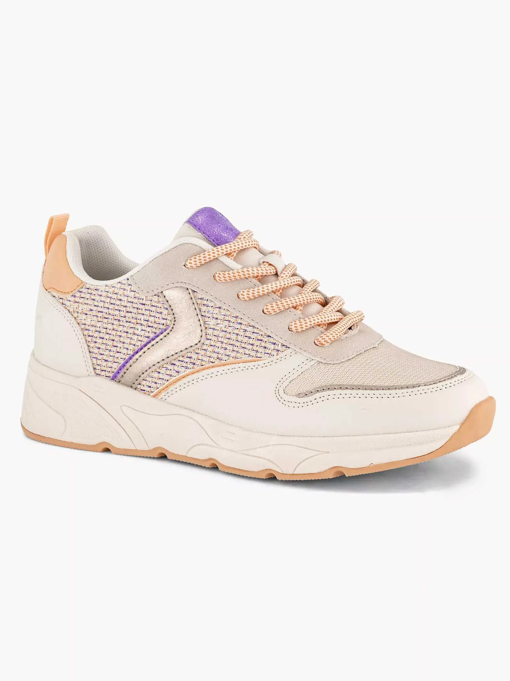Graceland Sneakers-Off White Chunky Sneaker