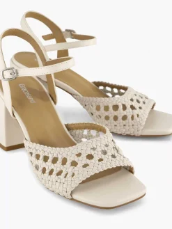 Graceland Sandalen-Off White Sandalette