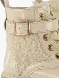 Graceland Jongensschoenen-Off White Veterboot Teddy