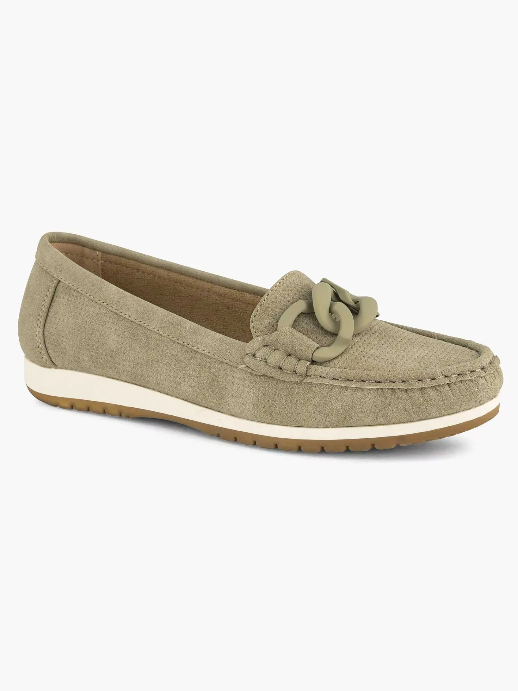 Easy Street Comfort Schoenen-Olijf Comfort Instapper