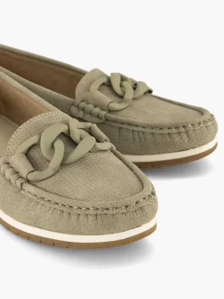Easy Street Comfort Schoenen-Olijf Comfort Instapper