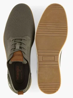 Wrangler Geklede Schoenen-Olijf Veterschoen