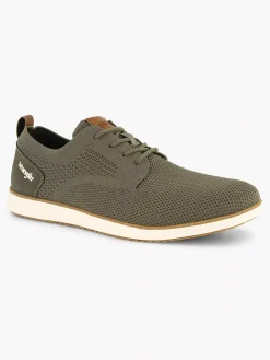 Wrangler Geklede Schoenen-Olijf Veterschoen
